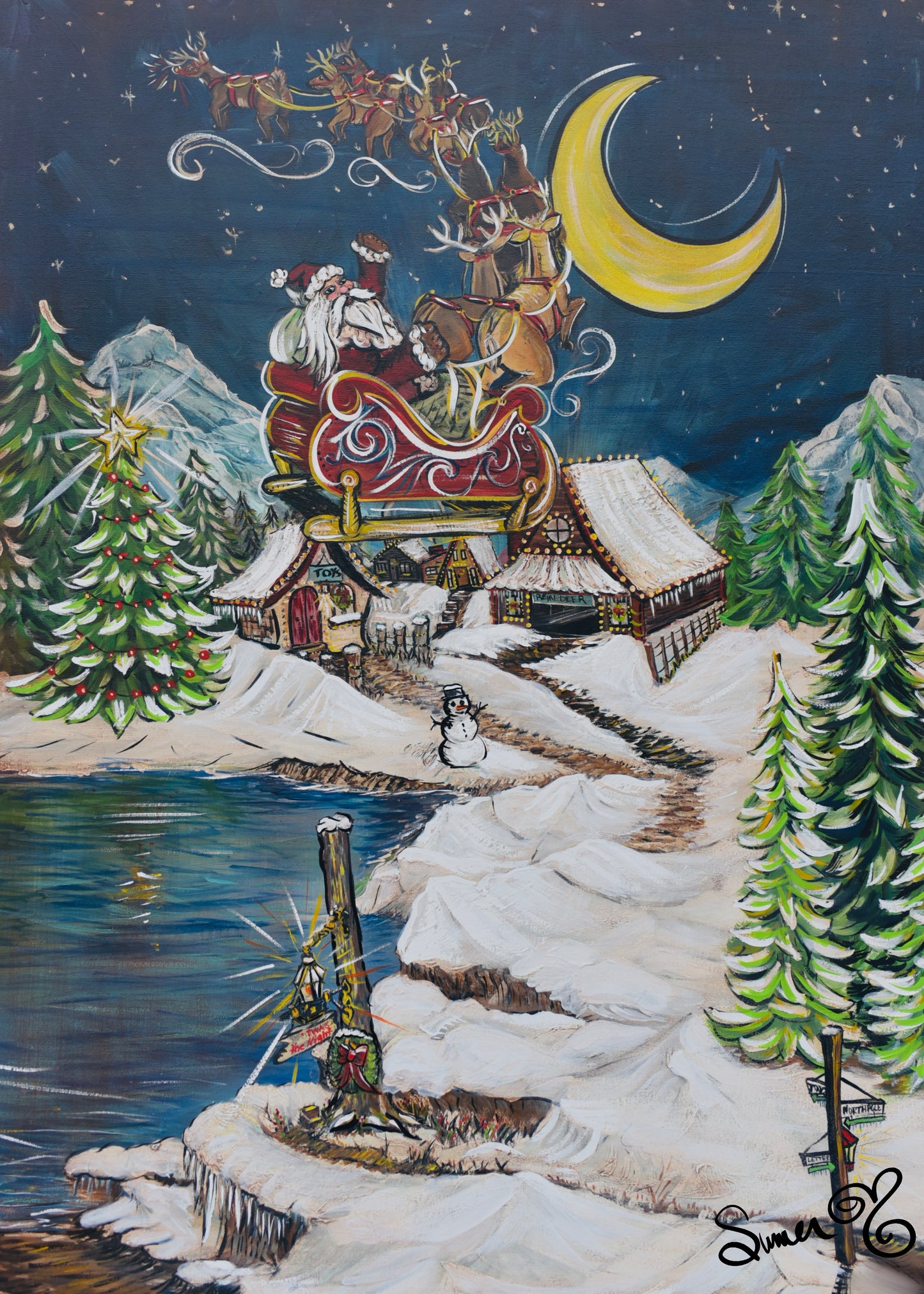 Twas the Night Before Christmas/art