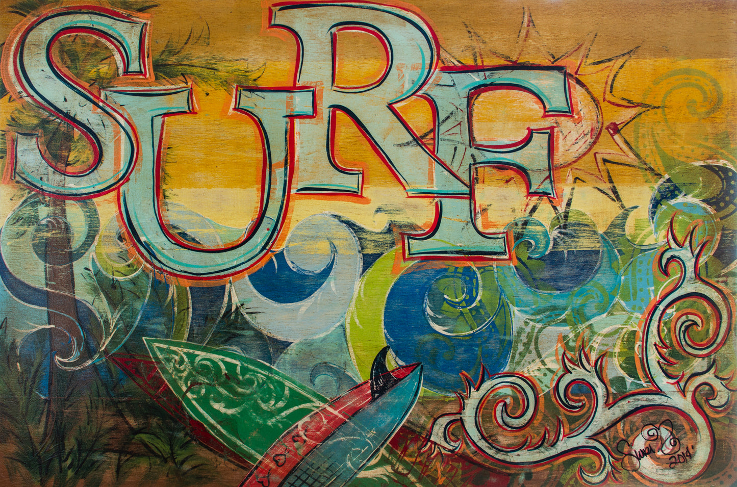 Surf/ Art/ original