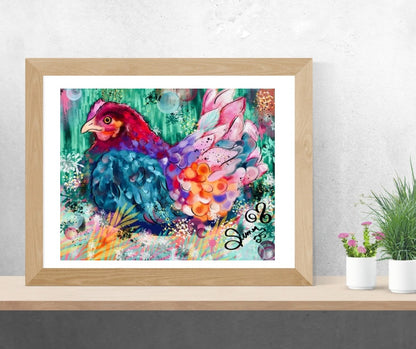 Hope with Feathers/ Art/ original