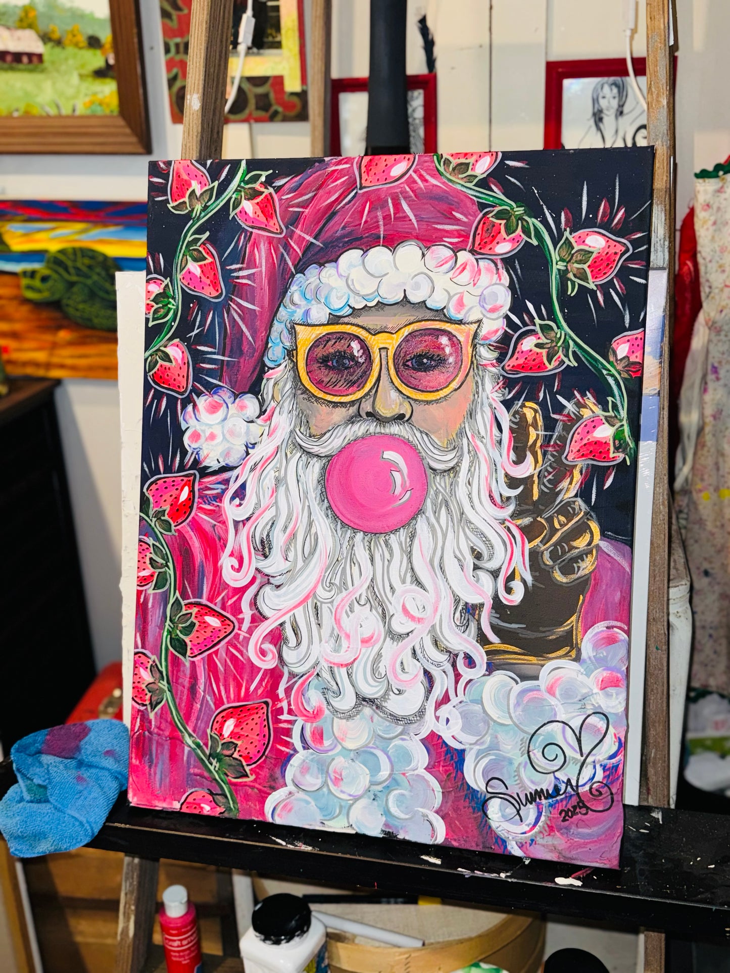Strawberry Saint Nick/ Art