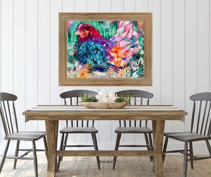 Hope with Feathers/ Art/ original