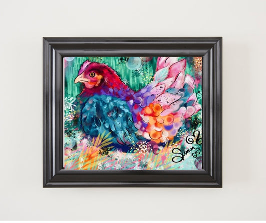 Hope with Feathers/ Art/ original