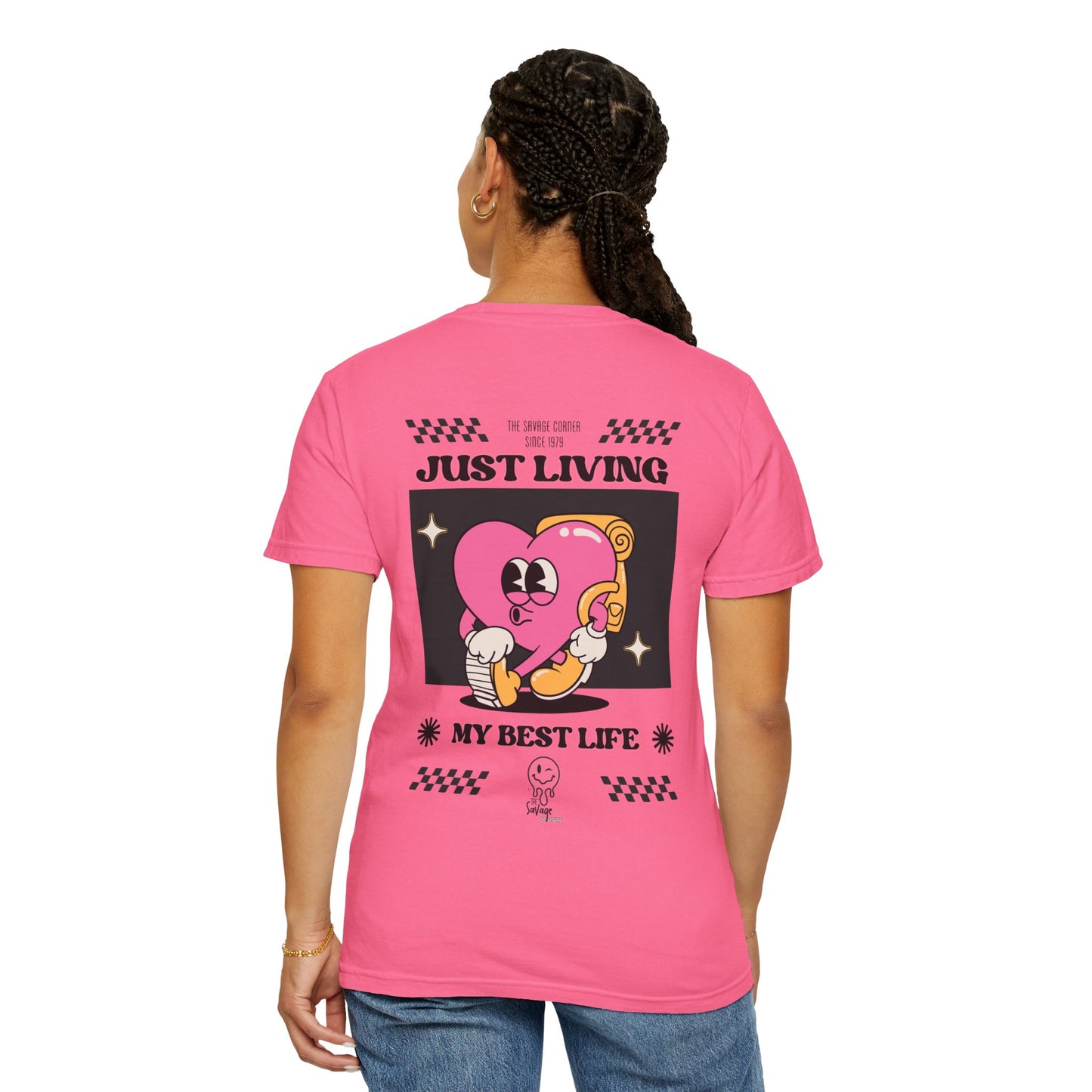 Savage Corner best life  / Unisex Garment-Dyed T-shirt/ apparel