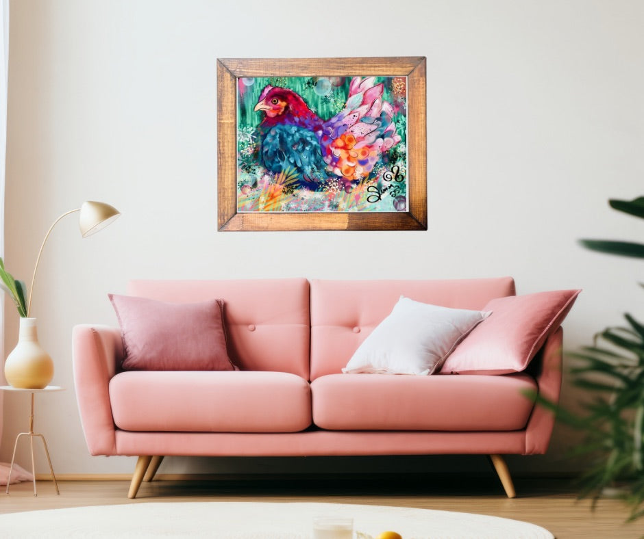 Hope with Feathers/ Art/ original