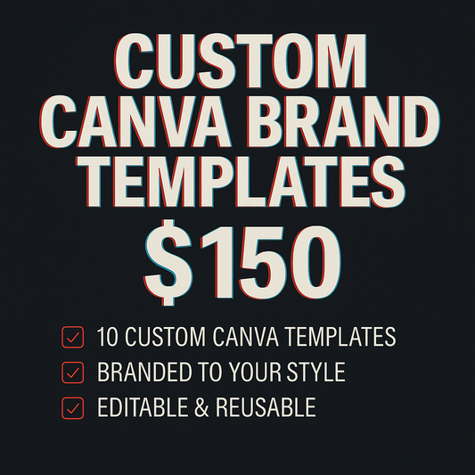 🎨 Add-On 3: Custom Canva Brand Templates (Social Media )