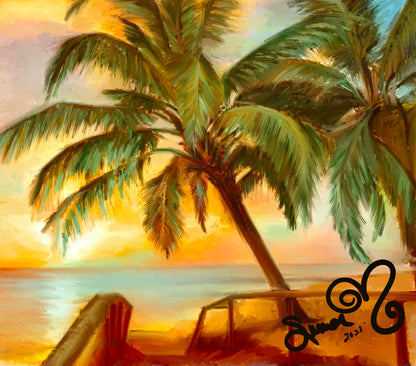Among the Palms/ Art